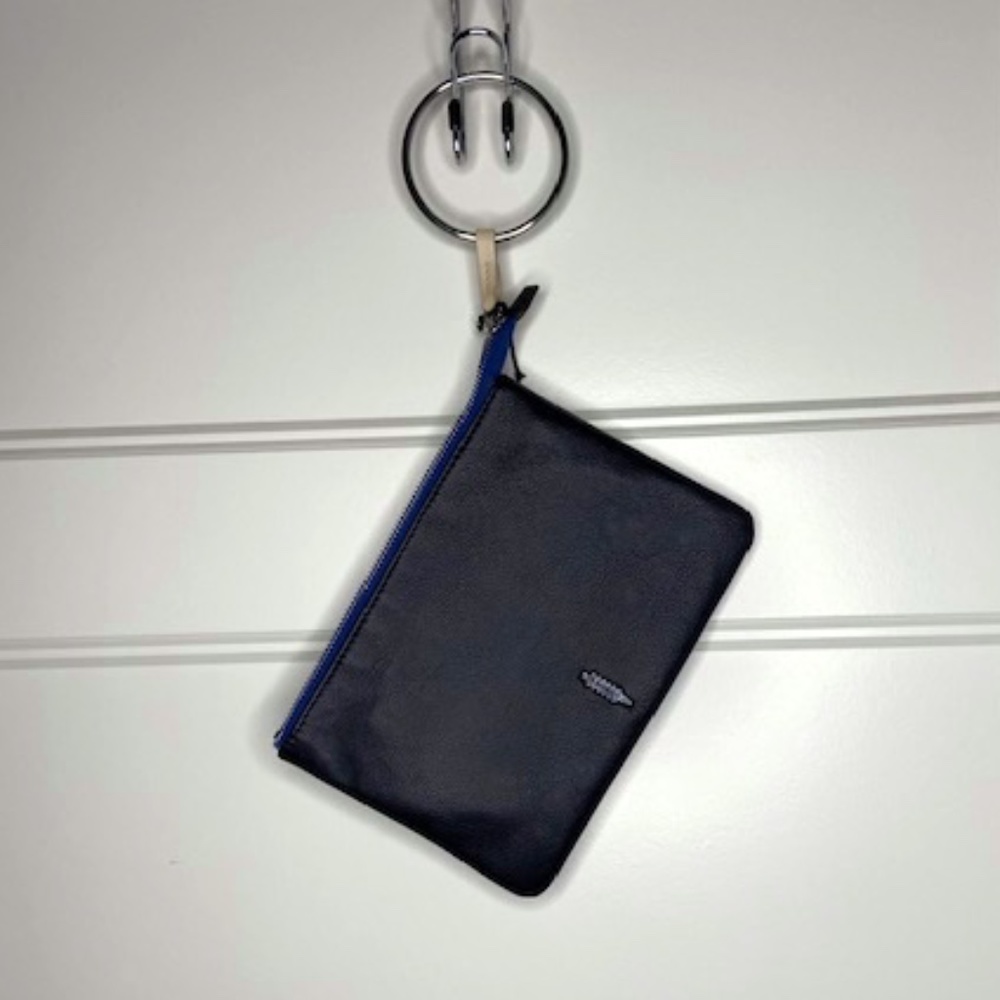 Thacker leather wristlet NWT